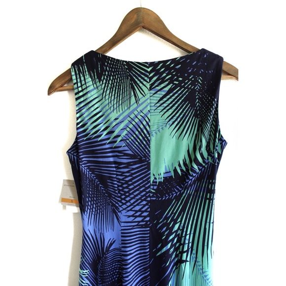 Danny & Nicole NWT Tropical Print Sleeveless Dress Small - Picture 8 of 8